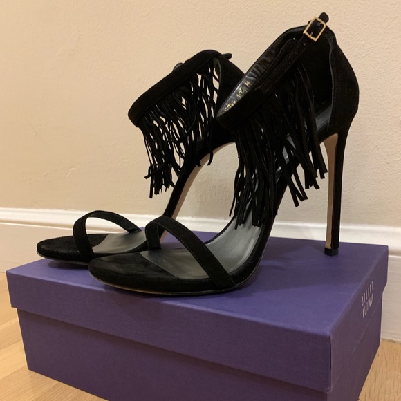 Stuart Weitzman Nudist Love Fringe - Picture 2 of 5